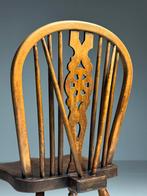 Engelse Windsor stoelen (2) antiek, Huis en Inrichting, Ophalen, Zo goed als nieuw, Bruin, Vijf, Zes of meer stoelen