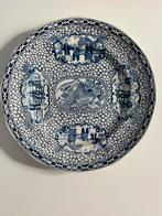 Antiek William Adams "Chinese Bird" bord - Blauw & Wit, Antiek en Kunst, Ophalen