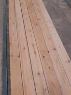 Grote partij grenen plafondplanken,15/80 mm, 119 m2, Doe-het-zelf en Verbouw, Hout en Planken, Ophalen, Minder dan 25 mm, Zo goed als nieuw