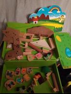 Houten Boerderijset HEMA - speelgoed dieren, Ophalen, Zo goed als nieuw, Overige typen