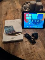 Apple iPad Air 2 - 128GB Z.g.a.n Met een afneembare keyboard, Zwart, Apple iPad Air, Zo goed als nieuw, 128 GB