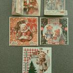 Kerstkaarten Set - Teddyberen, Ophalen of Verzenden, Nieuw, Kerst, Blanco kaart of Basiskaart