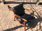 Ikea fortuile hout icm (kunst) lederen bekleding, Huis en Inrichting, Ophalen, Zo goed als nieuw, Hout