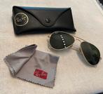 Bieden mag:  Ray-Ban Aviator RB3025 001 groen/goud  ZGAN, Zonnebril, Verzenden, Zo goed als nieuw, Ray-Ban