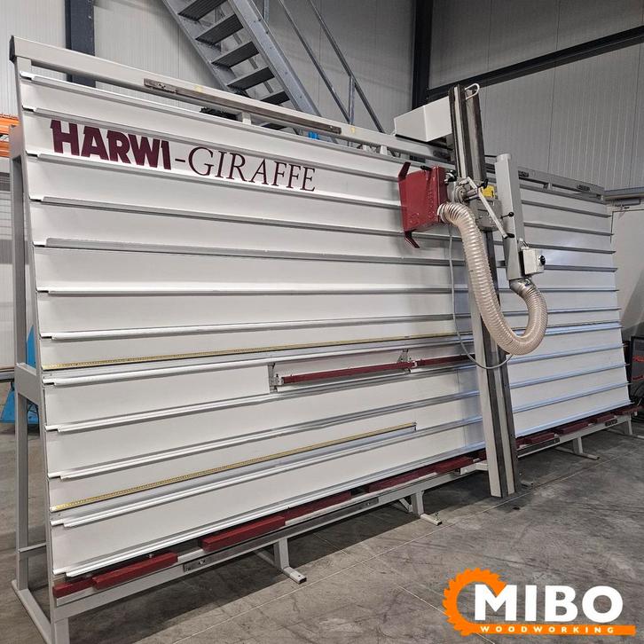 Harwi platenzaag 3300 x 1550 met voorritser ** platenzaag, Doe-het-zelf en Verbouw, Gereedschap | Zaagmachines, Zo goed als nieuw