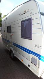 hobby 460 4 pers  frans bet voortent goede staat, Caravans en Kamperen, Rondzit, Hobby, 2 aparte bedden, Bedrijf