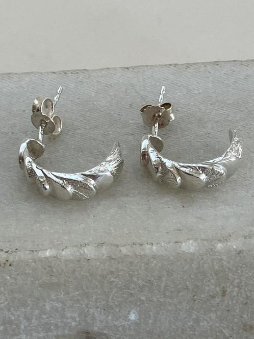 Zilveren oorstekers, Sieraden, Tassen en Uiterlijk, Oorbellen, Zo goed als nieuw, Zilver, Ophalen of Verzenden