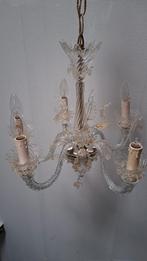 Murano kroonluchter 5 armen, Huis en Inrichting, Lampen | Kroonluchters, Gebruikt, Ophalen of Verzenden