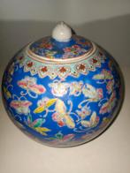 Zeer mooie antieke grote gemberpot in topconditie, Antiek en Kunst, Ophalen of Verzenden