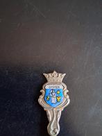 OMMEN lepeltje emaille plaatje Ommen en wapen, Ophalen of Verzenden