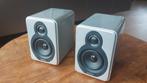 Lenco SP-300 Compact Speakers - Zilver - 100W, Audio, Tv en Foto, Luidsprekers, Overige merken, Gebruikt, Ophalen of Verzenden