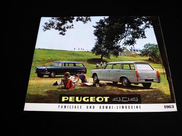 Peugeot 404 Familiale und Kombi-Limousine, 1963 beschikbaar voor biedingen