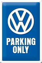 Volkswagen Parking Only VW relief reclamebord van metaal