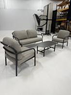 Onderhoudsvriendelijke aluminium loungeset!, Tuin en Terras, Tuinsets en Loungesets, Ophalen, 4 zitplaatsen, Bank, Loungeset