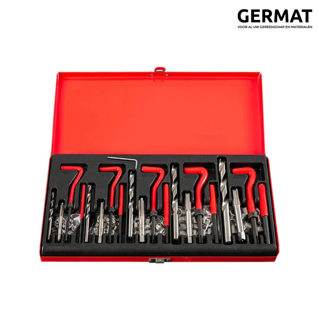 Schroefdraad reparatie set m5 tot m12 inclusief helicoils, Hobby en Vrije tijd, Knutselen, Nieuw, Gereedschap of Toebehoren, Verzenden
