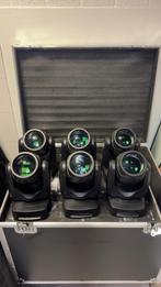6 movingheads incl flightcase, Muziek en Instrumenten, Licht en Laser, Ophalen of Verzenden, Zo goed als nieuw, Licht