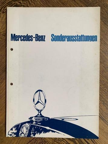 Brochure folder Mercedes-Benz Speciale uitrustingen 1966