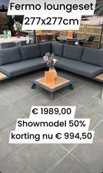 50% korting Tuinmeubel Loungeset showmodellen, Tuin en Terras, Ophalen, Nieuw