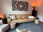 Le Garage cowboy leder (olive kleur) 4 Zits, Huis en Inrichting, Banken | Complete zithoeken, Ophalen, Zo goed als nieuw