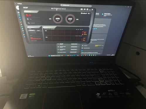 Acer nitro, Computers en Software, Windows Laptops, Gebruikt, 17 inch of meer, SSD, 2 tot 3 Ghz, 16 GB, Qwerty, Gaming, Ophalen of Verzenden