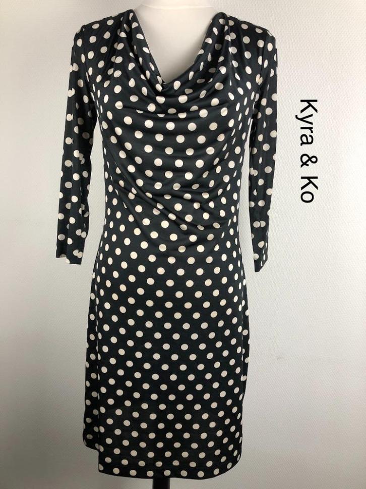 Kyra & Ko Jurk  (mt: 36) ZR/8713, Kleding | Dames, Jurken, Zo goed als nieuw, Maat 36 (S), Blauw, Knielengte, Ophalen of Verzenden