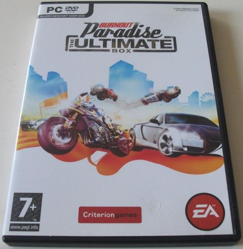 PC Game *** BURNOUT PARADISE *** The Ultimate Box, Cd's en Dvd's, Dvd's | Kinderen en Jeugd, Gebruikt, Avontuur, Vanaf 6 jaar