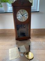 Mooie houten bim bam hangklok ( regulateur klok met gong), Ophalen