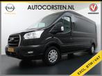 Ford Transit 350 2.0TDCI L3H2 3-Persoons Airco Trekhaak Crui, Voorwielaandrijving, Gebruikt, 4 cilinders, Origineel Nederlands
