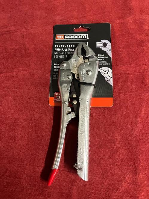Nieuwe Facom 580.10 automatische griptang met gebogen bekken, Auto diversen, Autogereedschap, Nieuw, Ophalen of Verzenden