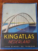 King Atlas Nederland - Vintage Schoolatlas, Gelezen, Overige atlassen, Ophalen of Verzenden, 1800 tot 2000
