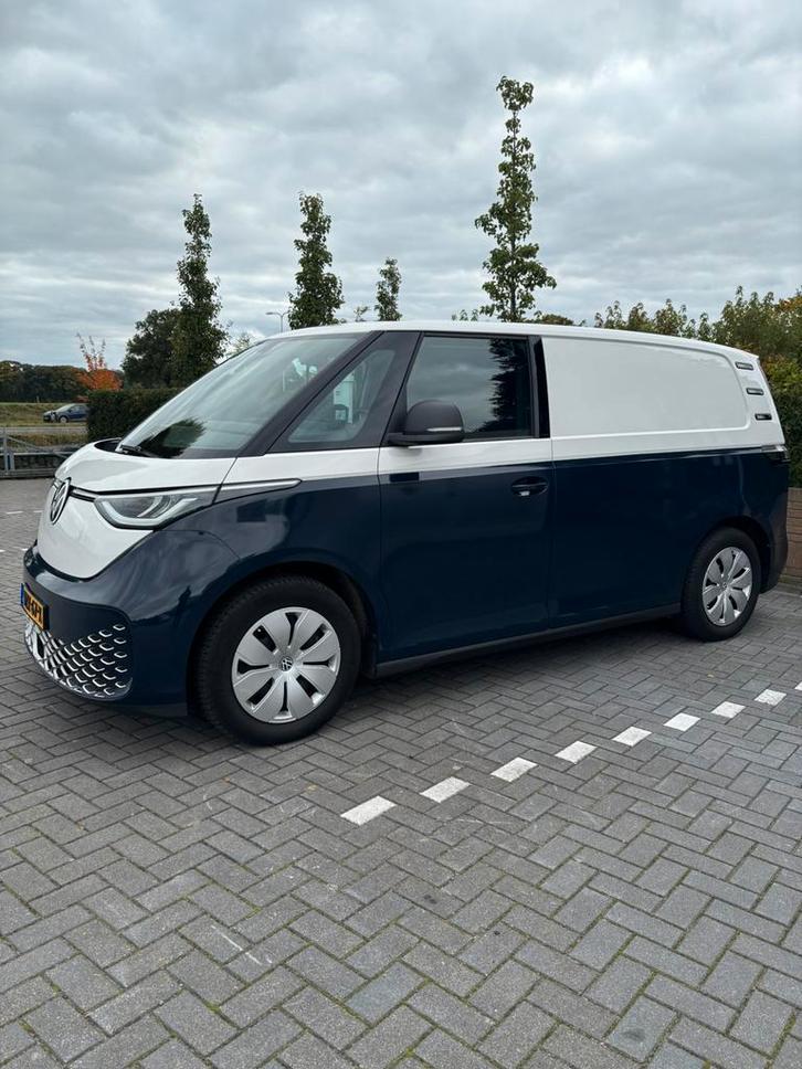 Volkswagen Id.buzz Cargo 77kWh 204pk marge L1h1 2022 Wit, Auto's, Bestelauto's, Particulier, Volkswagen, Elektrisch, Automaat