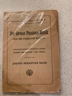 Antiek programmaboekje Bach, Den Haag 1912, Muziek en Instrumenten, Koor, Gebruikt, Klassiek, Overige soorten