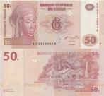 CONGO 2007 50 francs #97a UNC, Postzegels en Munten, Bankbiljetten | Afrika, Overige landen, Verzenden