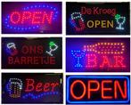 Bar fles glas bewegende lamp reclame ledlamp decoratie, Huis en Inrichting, Lampen | Hanglampen, Info@deconoord.nl, Deco Noord