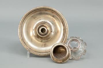 Antiek zilver inktpot Holland 1860 zeldzaam beschikbaar voor biedingen