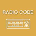 FORD RENAULT DACIA MERCEDES RADIO NAVIGATIE CODE KWIJT VRIJ, Auto diversen, Autoradio's, Verzenden, Nieuw