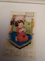 BIDDEN OP DE KNIETJES OP KLEED NAAST BED, Ophalen of Verzenden, Voor 1920, Sterren en Beroemdheden