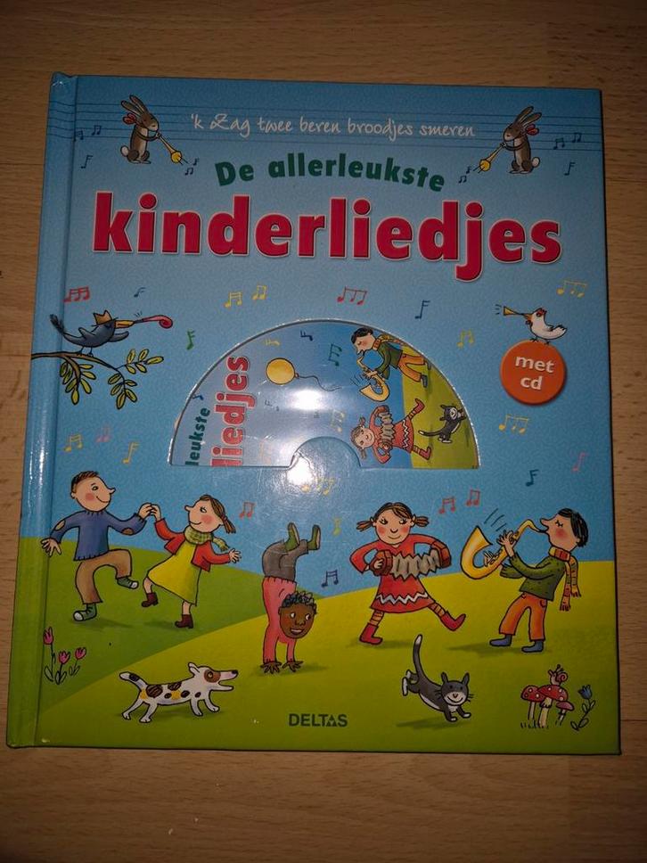 De allerleukste kinderliedjes met CD, Cd's en Dvd's, Cd's | Kinderen en Jeugd, Zo goed als nieuw, Muziek, Tot 2 jaar, 3 tot 5 jaar