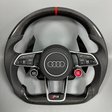 Audi stuur compleet carbon leer S RS R8 sportief DIK  beschikbaar voor biedingen