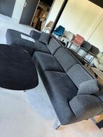Nieuwe Zwarte antraciet hoekbank loungebank, Huis en Inrichting, Ophalen, Zo goed als nieuw, 150 cm of meer, Vierpersoons of meer