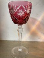 Kristallen Wijnglas Massenet Framboos - 19cm, Antiek en Kunst, Ophalen of Verzenden
