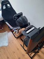 Complete sim rig met monitor stand wheelbase stuur pedalen, Spelcomputers en Games, Ophalen, Zo goed als nieuw, Playseat of Racestoel