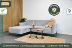 Kleine hoekbank lichtgrijs Goossens [Refurbished], -, Hoekbank, Driepersoons, Goossens