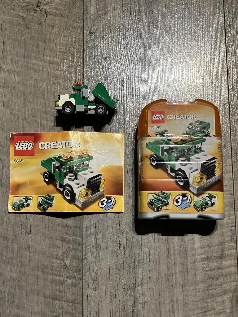 LEGO Creator 3-in-1 Mini kiepwagen - 5865, Ophalen of Verzenden, Zo goed als nieuw, Complete set, Lego