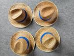 4 x rieten hoed, Verzenden, Zo goed als nieuw, Carnaval, Accessoires