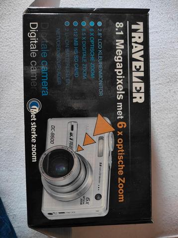Travelier 8.1 Megapixels met 6 x optische zoom beschikbaar voor biedingen