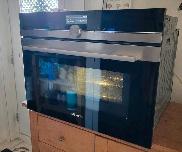 Siemens studioLine inbouw combimagnetron CM836GPS1, Witgoed en Apparatuur, Magnetrons, Gebruikt, Inbouw, Combimagnetron, 45 tot 60 cm