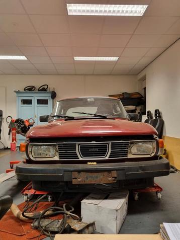 Saab 99 2.0 Turbo 1980 karmijn rood 