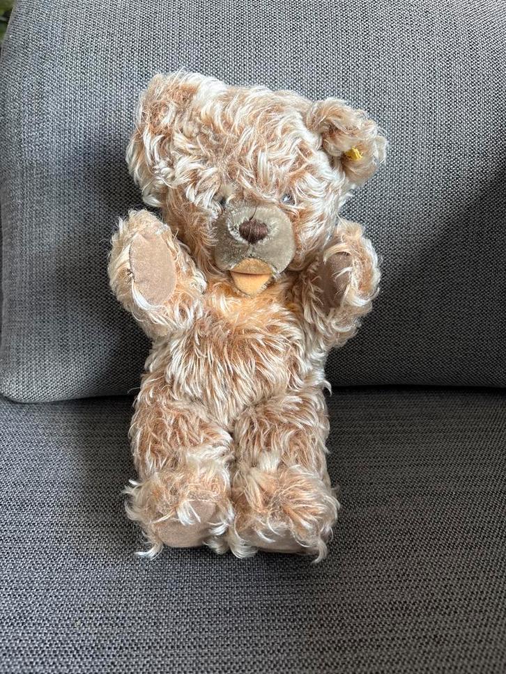 Zotty Vintage Steiff Teddybeer met Knop in Oor - 30cm, Antiek en Kunst, Antiek | Speelgoed, Ophalen of Verzenden