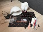 Pink Gellac nagel startersset compleet, Ophalen of Verzenden, Zo goed als nieuw, Handen en Nagels, Make-up